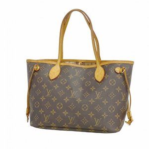 LOUIS VUITTON Brown Monogram Neverfull PM Tote Bag
